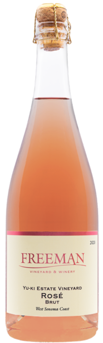 2021 Yu-ki Estate Brut Rosé bottle shot