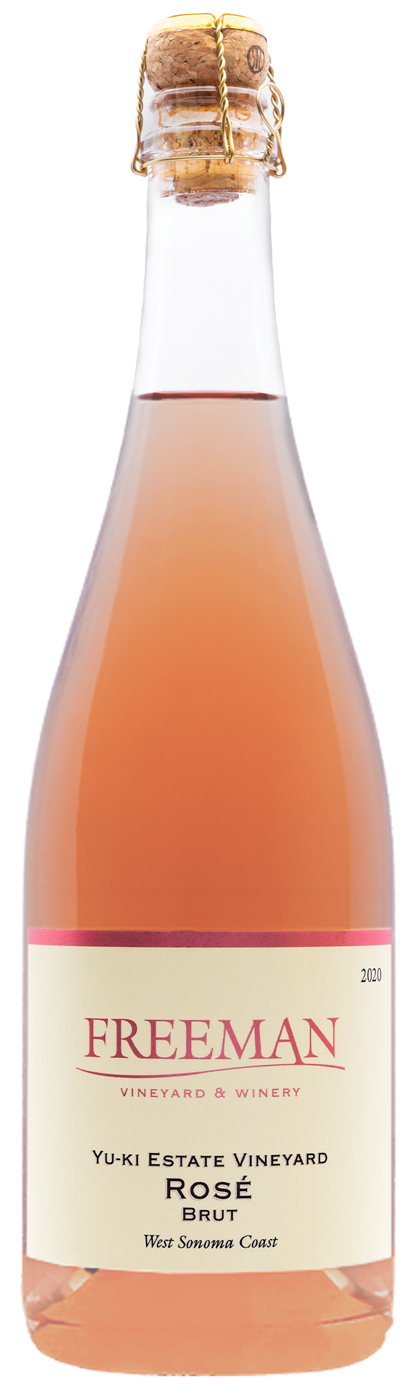 Yu-ki Estate Brut Rosé bottle shot